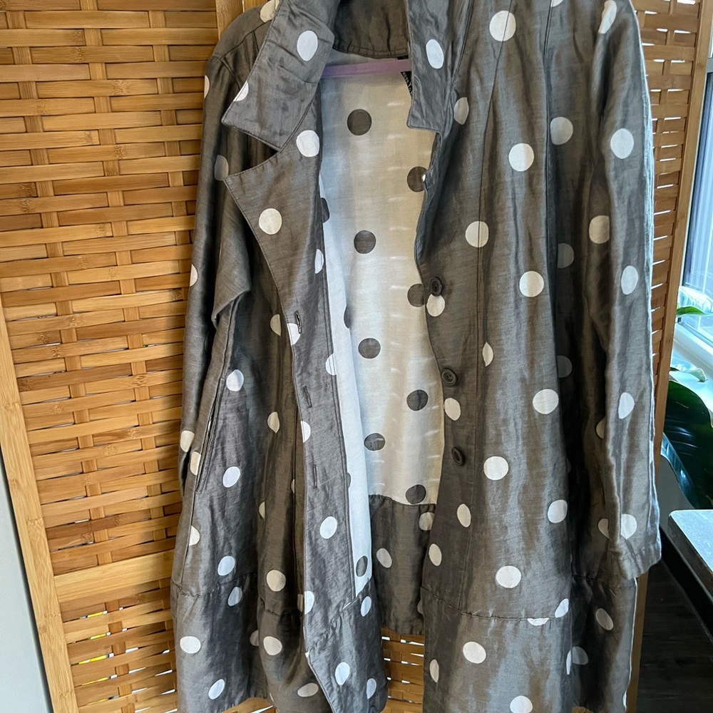 Dressed to Kill - fabulous heavy cotton, weight jacket, buttons, adorable!